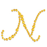 1.5inch Gold Rhinestone Monogram Letter Jewel Sticker Self Adhesive DIY Diamond Decor - N#whtbkgd