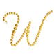 1.5inch Gold Rhinestone Monogram Letter Jewel Sticker Self Adhesive DIY Diamond Decor - W#whtbkgd