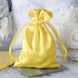 12 Pack | 4x6inch Gold Satin Drawstring Wedding Party Favor Gift Bags