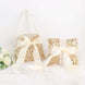 1 Set | Gold Sequin Flower Girl Petal Basket & Ring Bearer Pillow Wedding Set