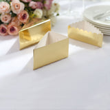 10 Pack | 4inch x 2.5inch Gold Single Slice Triangular Cake Boxes