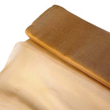 54inch x 10yard | Gold Solid Sheer Chiffon Fabric Bolt, DIY Voile Drapery Fabric#whtbkgd