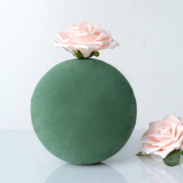 8" Green DIY Flower Arrangements Craft Foam Ball, Smooth Floral Foam Ball