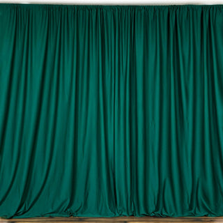 Add a Touch of Elegance with Hunter Emerald Green Scuba Polyester Curtain Panel