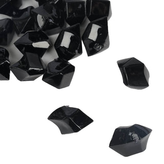 Add Glamour to Any Occasion with Black Large Acrylic Ice Bead Vase Fillers