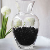300 Pack | Black Large Acrylic Ice Bead Vase Fillers, DIY Craft Crystals