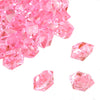 300 Pack | Pink Large Acrylic Ice Bead Vase Fillers, DIY Craft Crystals#whtbkgd