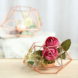 Hexagon Top Geometric Candle Holder, Metal Candle Holder, Geometric Decor, Table Centerpiece