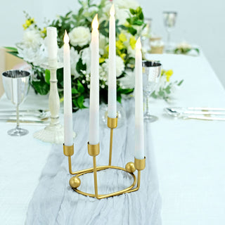 The Perfect Gold Metal Candle Holder for Any Event