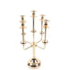 20inch Gold Metal 5-Arm Taper Candle Stick Candelabra, Candle Holder Stand Centerpiece#whtbkgd