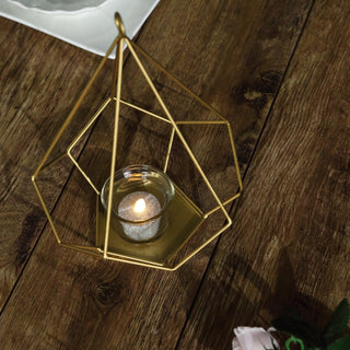 Create a Stunning Event Decor with Gold Metal Tealight Candle Holders
