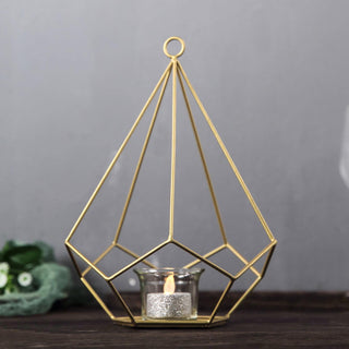 Add Elegance to Your Décor with Gold Metal Tealight Candle Holders