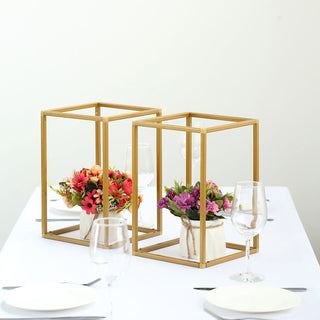 Create Unforgettable Moments with the Geometric Column Frame Centerpiece