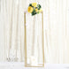 32inch Matte Gold Wedding Flower Stand - Metal Vase Column Stand - Geometric Centerpiece Vase