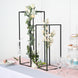 Wedding Flower Stand - Metal Vase Column Stand - Geometric Centerpiece Vase