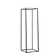 40 inch Matte Black Wedding Flower Stand | Metal Vase Column Stand | Geometric Centerpiece Vase