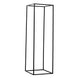 40 inch Matte Black Wedding Flower Stand | Metal Vase Column Stand | Geometric Centerpiece Vase#whtbkgd