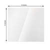 8 inch Clear Plexiglass Sheet, DIY Acrylic Sheets Sign Board With Protective Film - 3mm Thick