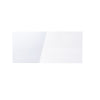2 Pack | 32x11inch Clear Acrylic DIY Sign Board Plexiglass Sheets, Rectangular Side Plates