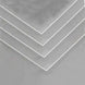 Set of 4 | Clear Acrylic DIY Sign Board Plexiglass Sheets, Rectangular Side Plates#whtbkgd