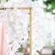 Set of 4 | Matte Gold Metal Frame Flower Stand, Wedding Column Centerpieces - 16/24/32/40