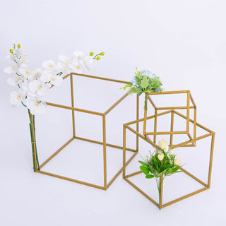 Add Glamour to Your Wedding Decor with Gold Flower Stands