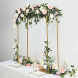 48inch Tall Gold Adjustable Over The Table Metal Flower Arch Frame Stand