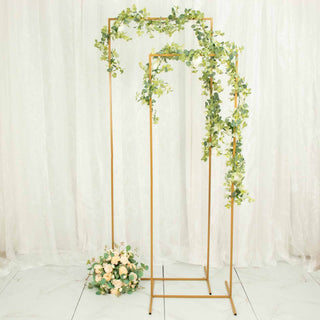 Stunning Gold Backdrop Frame for Magical Event Decor