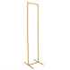 6.5ft Slim Gold Metal Frame Wedding Arch, Rectangular Backdrop Stand, Floral Display Frame#whtbkgd