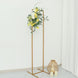 5.5ft Slim Gold Metal Frame Wedding Arch, Rectangular Backdrop Stand, Floral Display Frame