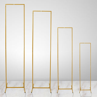 Elegant Gold Metal Frame Wedding Arch for Stunning Décor