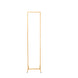 4.5ft Slim Gold Metal Frame Wedding Arch, Rectangular Backdrop Stand, Floral Display Frame