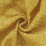 5ft Gold Shimmer Spandex Wedding Arch Cover For Fitted Round Top Chiara Backdrop Stand#whtbkgd