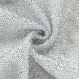 5ft Silver Shimmer Spandex Chiara Backdrop Stand Cover For Fitted Round Top Wedding Arch#whtbkgd