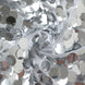 7ft Sparkly Silver Double Sided Big Payette Sequin Chiara Backdrop Stand Cover For Fitted#whtbkgd