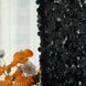 5ft Sparkly Black Double Sided Big Payette Sequin Chiara Backdrop Stand Cover For Fitted Round Top