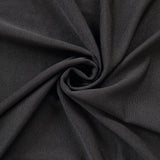 7ft Matte Black Spandex Fitted Chiara Backdrop Stand Cover For Round Top Wedding Arch#whtbkgd