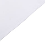 Set of 4 | Matte White Spandex Fitted Wedding Arch Covers
