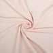Set of 3 | Matte Blush Rose Gold Spandex Fitted Chiara Backdrop Stand Cover For Round Top#whtbkgd