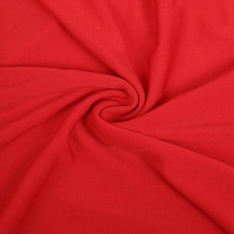 Set of 3 | Matte Red Spandex Fitted Chiara Backdrop Stand Cover#whtbkgd