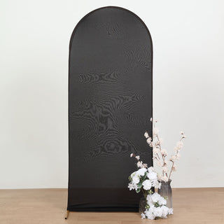 5ft Matte Black Spandex Fitted Chiara Backdrop Stand Cover