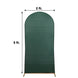 5ft Matte Hunter Emerald Green Spandex Fitted Chiara Backdrop Stand Cover For Round Top Wedding Arch