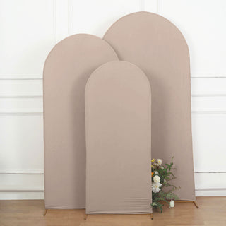 Transform Your Event Decor with Our Matte Nude Spandex Backdrop Stand Cover