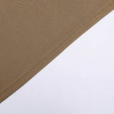 5ft Matte Taupe Spandex Fitted Chiara Backdrop Stand Cover For Round Top Wedding Arch