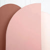 7ft Matte Dusty Rose Spandex Half Moon Chiara Backdrop Stand Cover