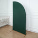 7ft Matte Hunter Emerald Green Spandex Half Moon Chiara Backdrop Stand Cover