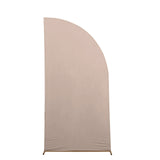 7ft Matte Nude Spandex Half Moon Chiara Backdrop Stand Cover
