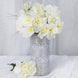 12 Bushes | Ivory Artificial Peony Floral Bouquets, High Quality Silk Flower Arrangements