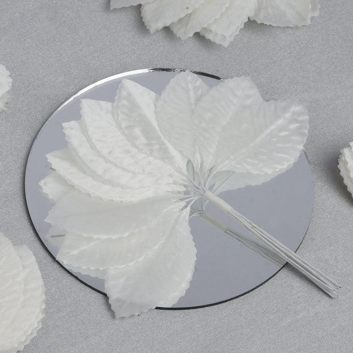 144 Burning Passion Leafs for Craft - Ivory