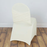 Upgrade Your Event Decor with Ivory Madrid Spandex Fitted Banquet Chair Covers
